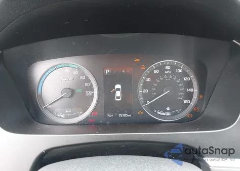 2016 Hyundai Sonata Hybrid Se z USA, uszkodzony, nr VIN KMHE24L1XGA036578